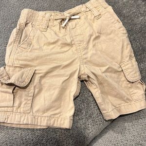 Boys tan shorts size 24 months